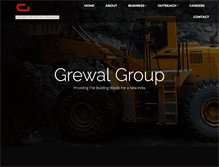 Tablet Screenshot of grewalgroup.com